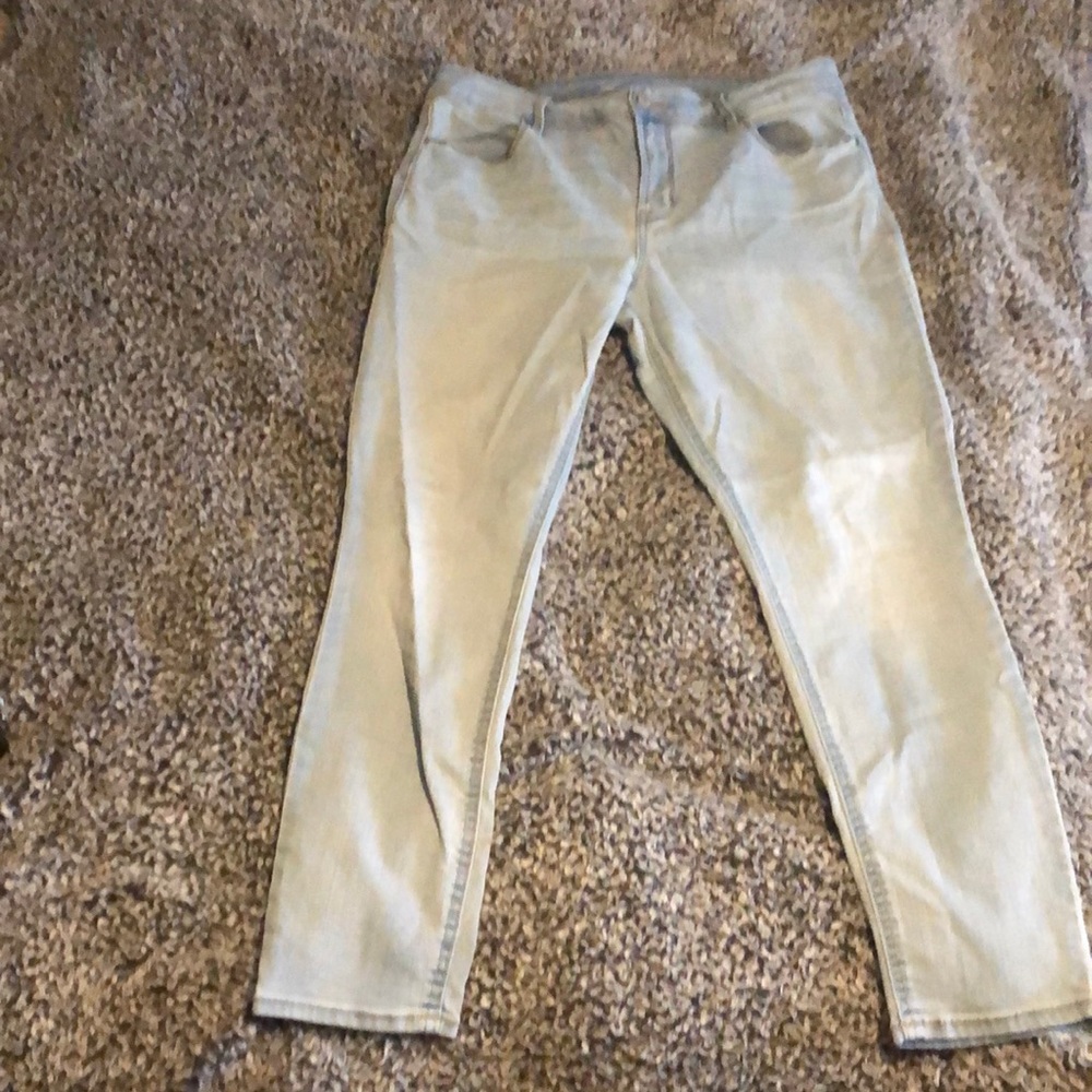 Old navy light wash super skinny high rise jeans regular length